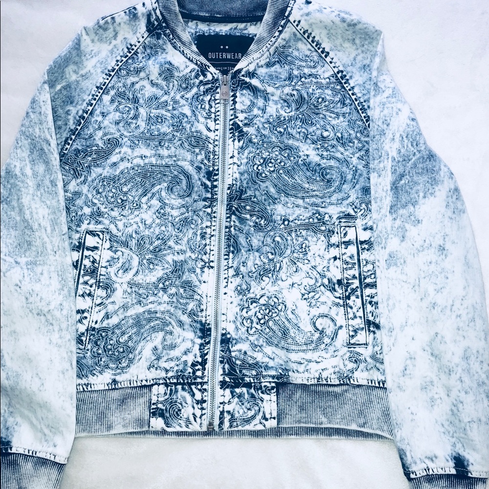 Cotton On Embroidered Denim Bomber 💣
